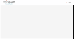 Desktop Screenshot of eminyavuzer.com